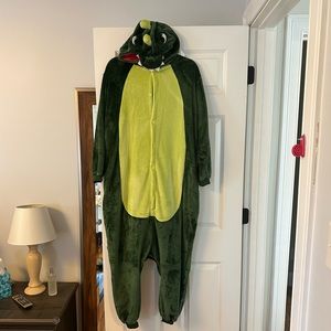 Adult dinosaur onesie